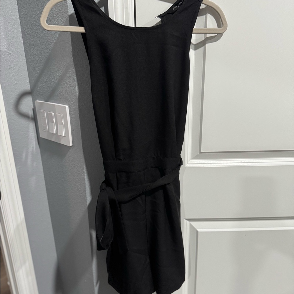 Banana Republic Black Halter Sheath Jumpsuit